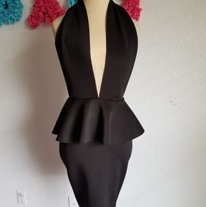Symphony Black  Mini Dress
